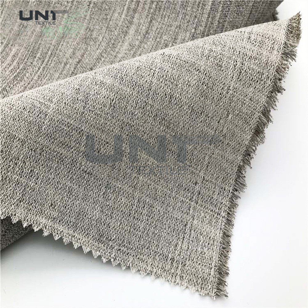 Garment Stretched Canvas Fabric Horse Hair Interlining For Suit