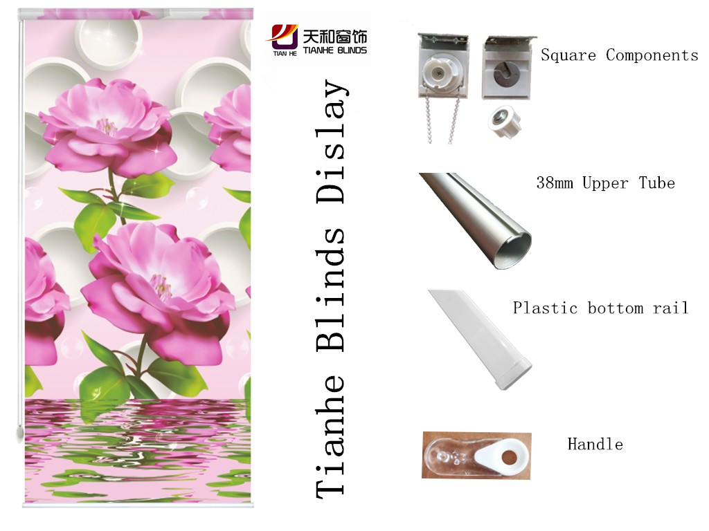 100% blackout custom printed blinds 3d printed roller blinds digital printing blinds shades manufacturer for Saudi Arabi