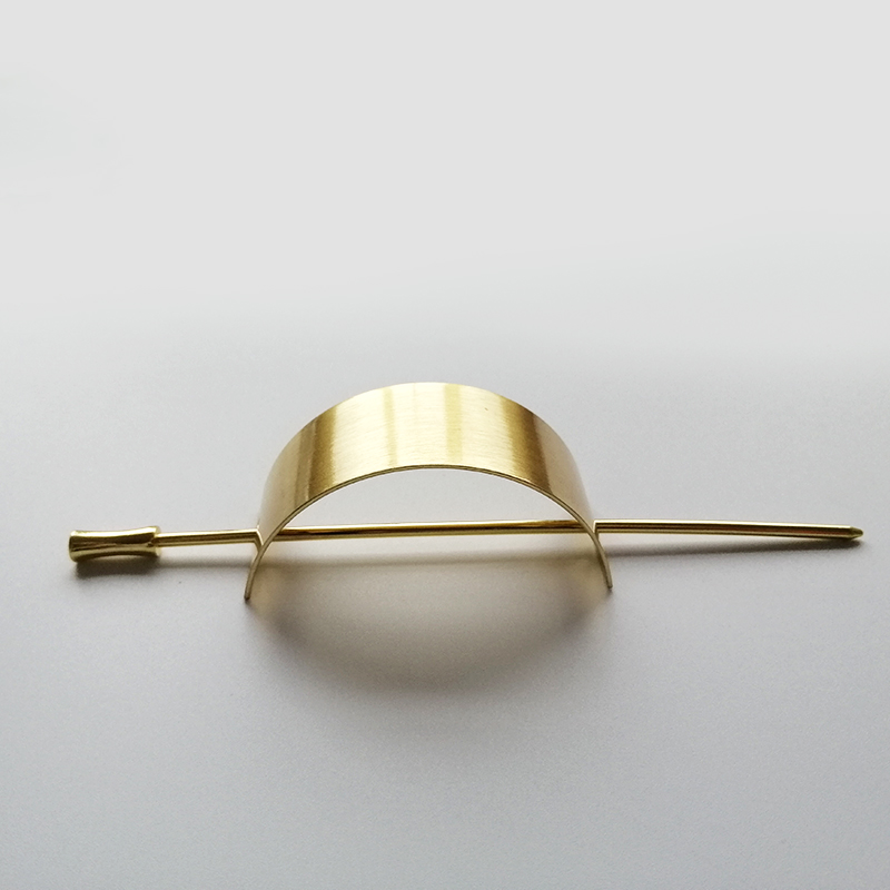Porcelain Decorative Hair Sticks Vintage Style Golden Metal For Women 6.2x2x2.5cm