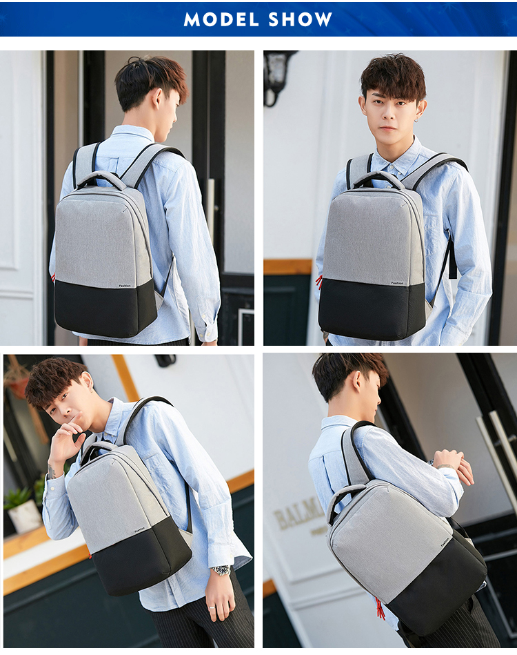 15L Lightweight Laptop Backpack With USB Charging Port 0.45kg