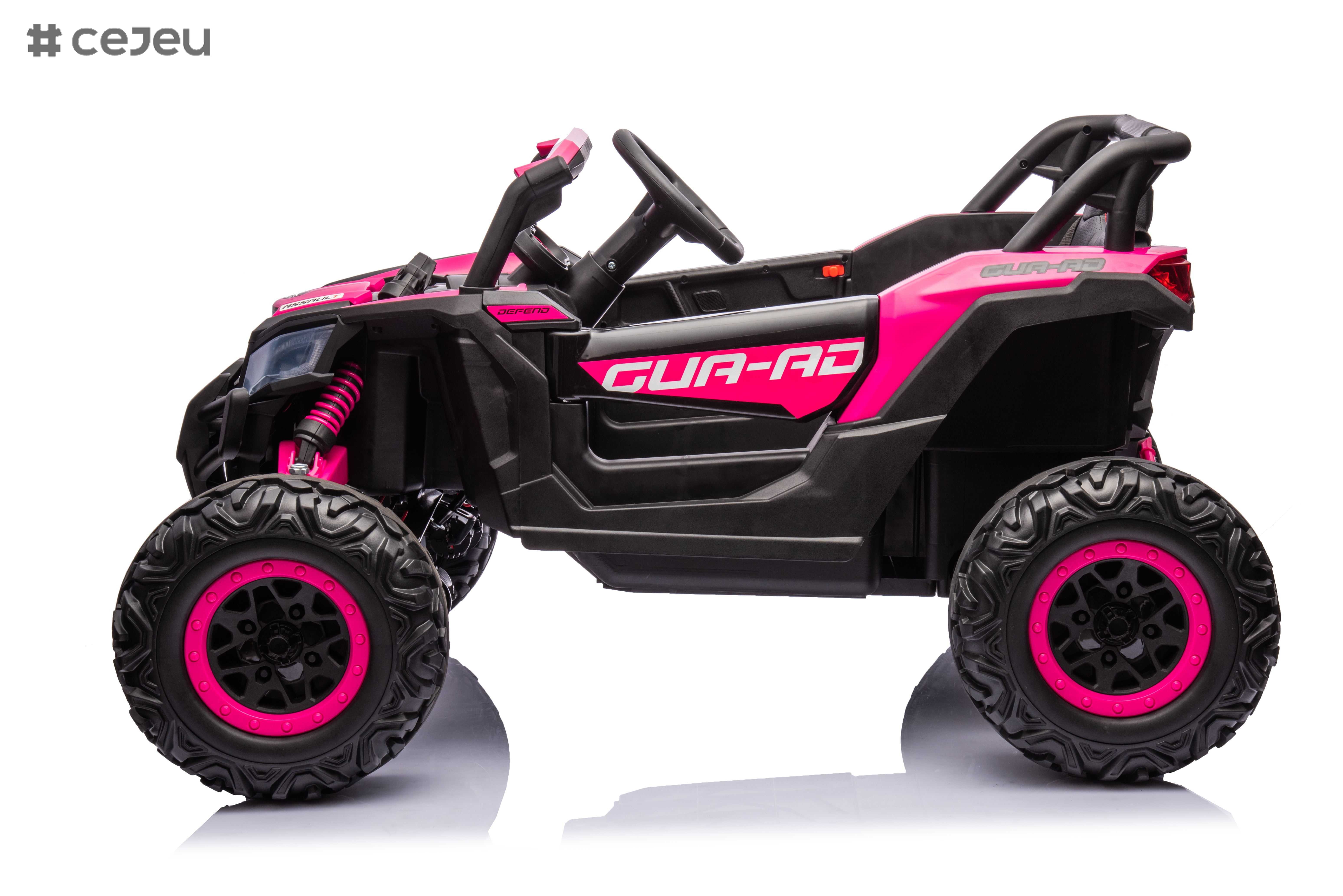 12V Battery Powered Ride on UTV w/ Remote Control, Adjustable Speed & Storage Trunk, Electric Toy Car for Kids