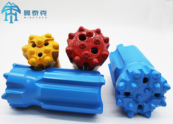 80mm Jumbo Button Bits Rock Drilling Tool T45 Threaded Retract