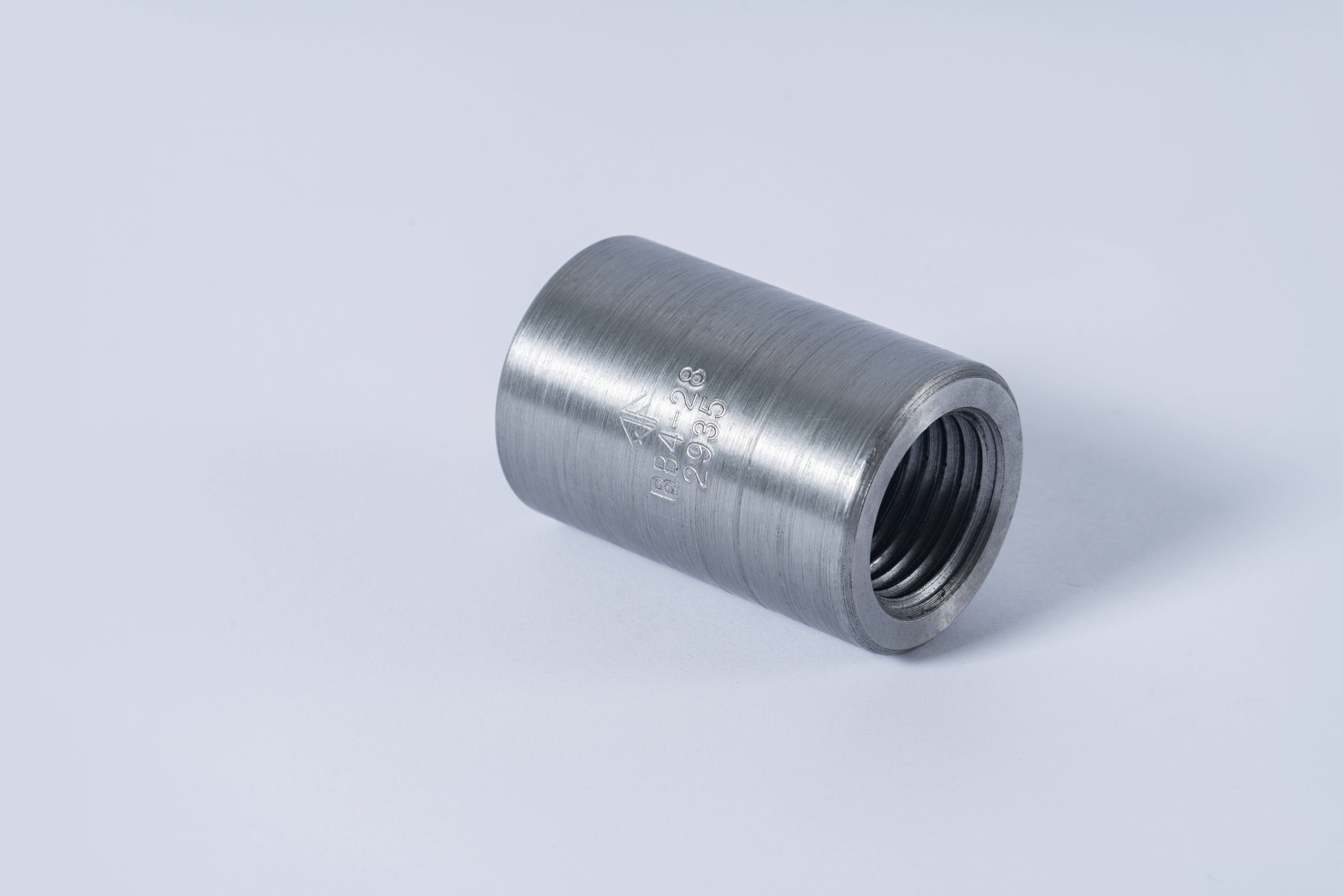 Modern Carbon Structural Steel Parallel M12 Threaded Rebar Coupler