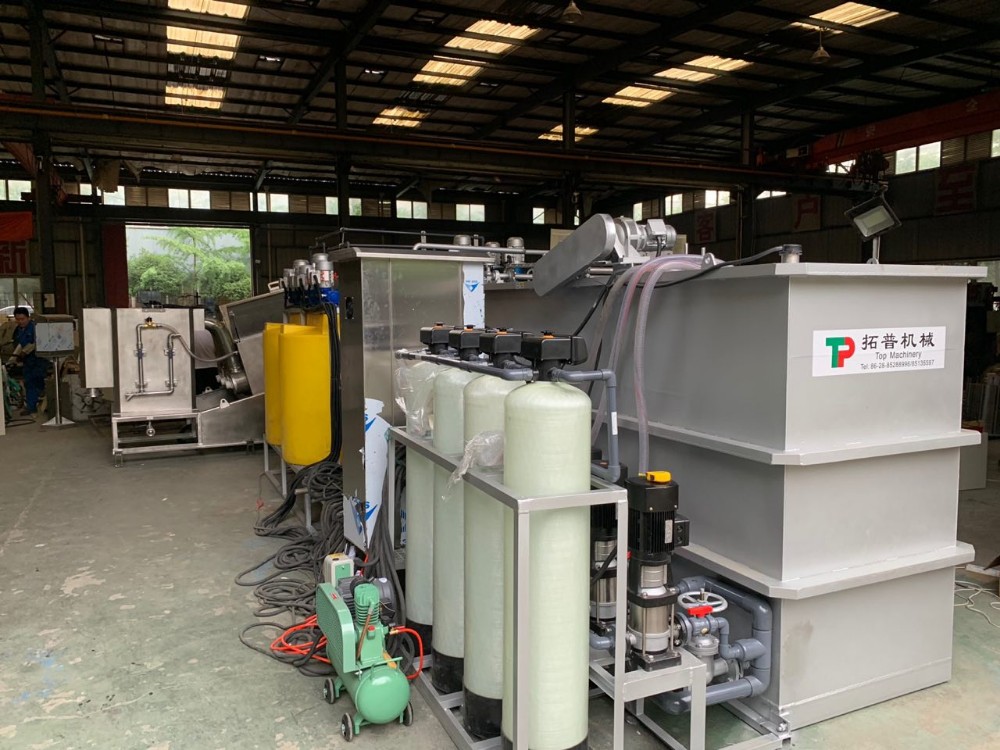 1000KG DAF System for Electroplating Dairy and Textile Industry Wastewater Treatment