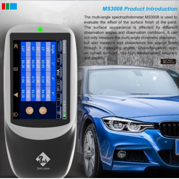 Portable Aluminum Alloy Spectrophotometer 8 Angle Multi-Angle Handheld LED Light Meter Testing Equipment