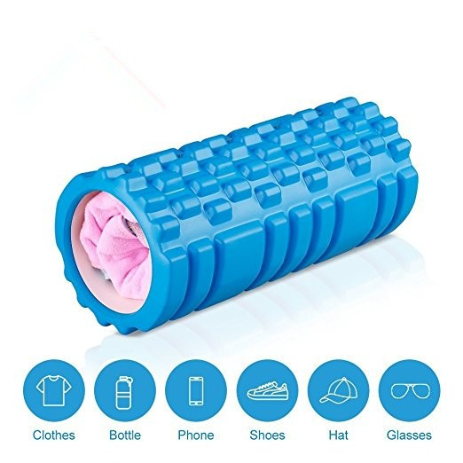 4.2'' Diameter Waterproof Fabric Yoga Foam Rollers Pink Hollow ZHIHUI Multi Color