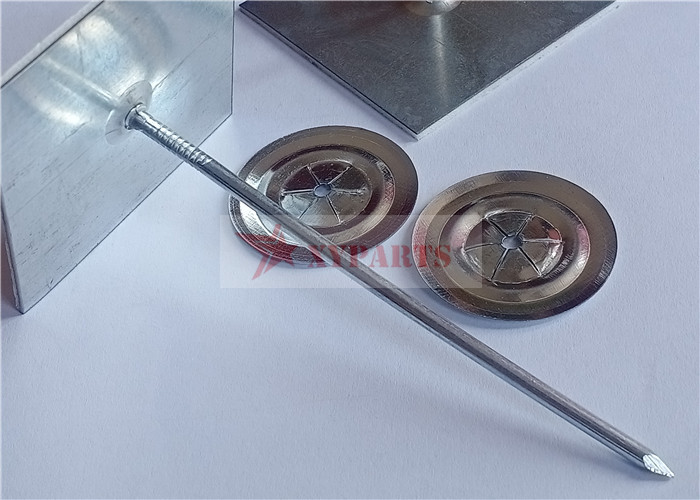 Galvanized Steel Self Stick Insulation Hangers 2-1/2" For HVAC System