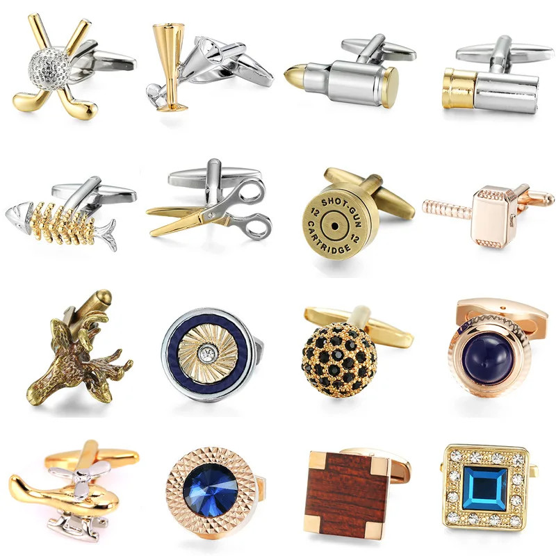 Personalized Engraved Metal Cufflink Gift Set For Wedding Party