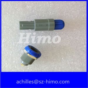 6 pin Lemo female fixed socket plastic connector