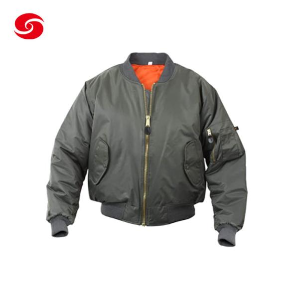 Quality Men S Zipper Up Casual Military Outdoor Equipment Flight Bomber Jackets for sale