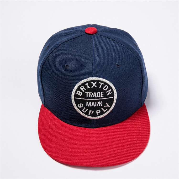 ODM 100% Cotton Fashional flat Brim Baseball Hat Korean Hip Hop Cap