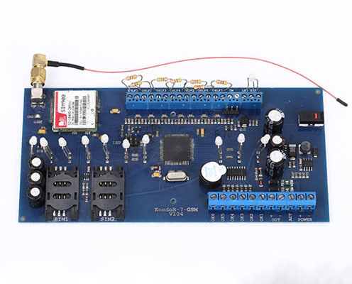 Customized Communication PCB Assembly GSM Alarm System Control Circuit Board