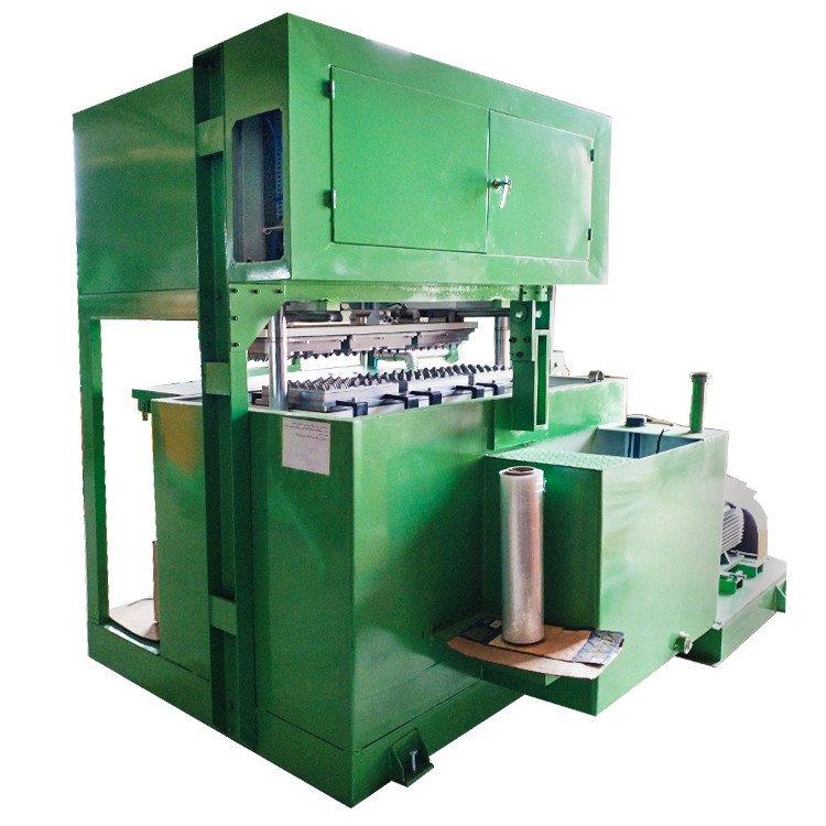 Egg Tray Forming Machine Small Capacity 2colors Aluminum Molds 75kg/H