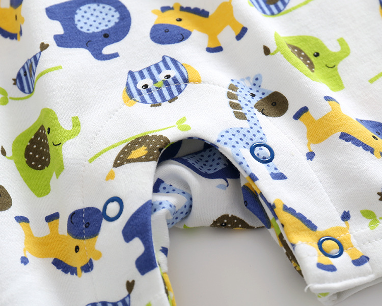 Soft Cute Newborn Baby Clothes Short Sleeve Bodysuit Baby Boys And Girls