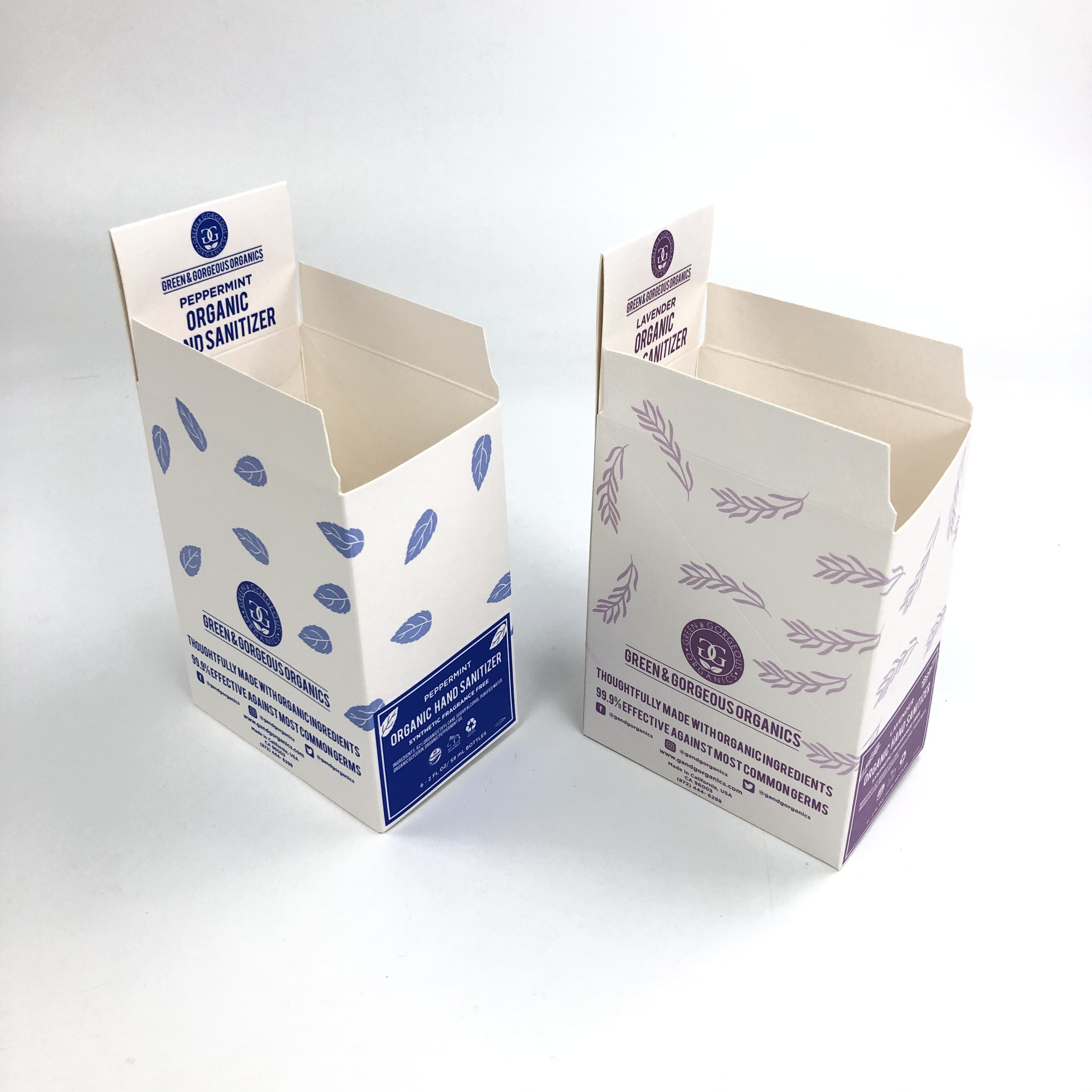 Custom Matt Film UV Embossed With 400g 350g Thickness White Cardboard For 30ml 60ml Bottles Display Paper Box Packaging