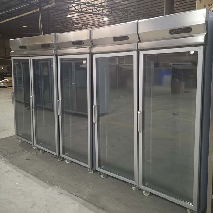 260W Self Closing Single Door Upright Chiller