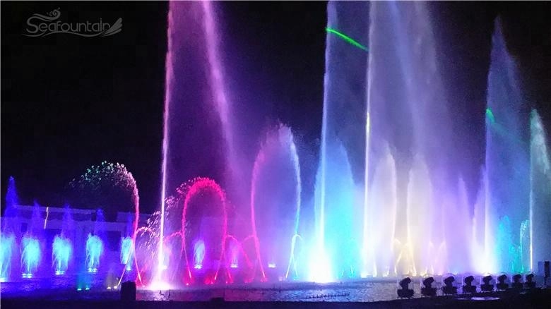 design sketch musical water fountain