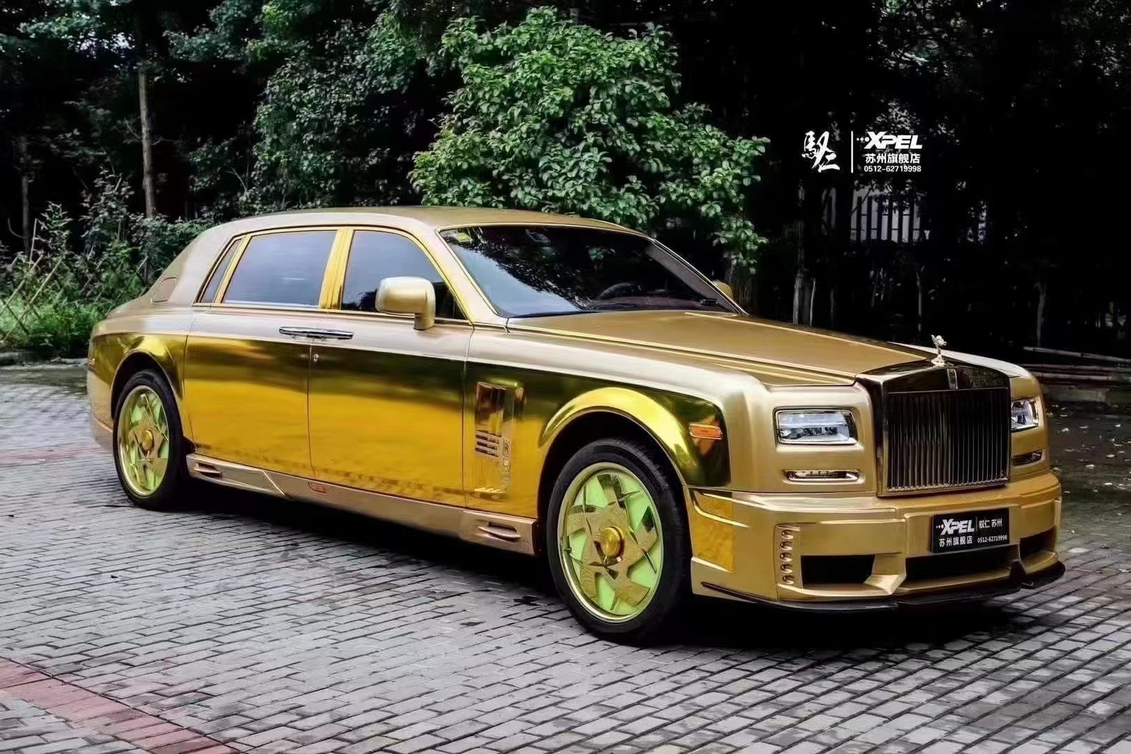 Phantom Rolls Royce Body Kit WD Style Replace Front Bumper Spoiler Hood 2004 - 2012