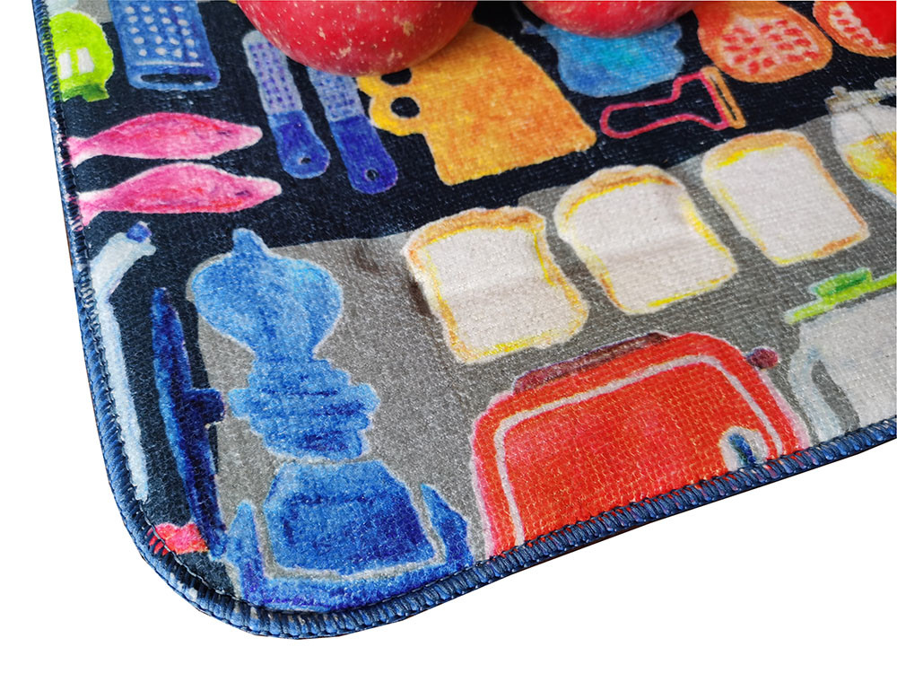 38x50cm Countertop Polyester Microfiber Dish Drying Mat