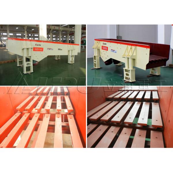 GZD Series Industrial Vibrating Feeder Machine for Stone Crushing Plant , 970r/min Frequency