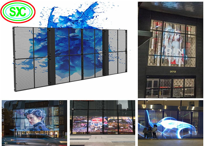 Full Color Transparent Rental Outdoor 2500 Nits P3.91 Transparent LED Screen