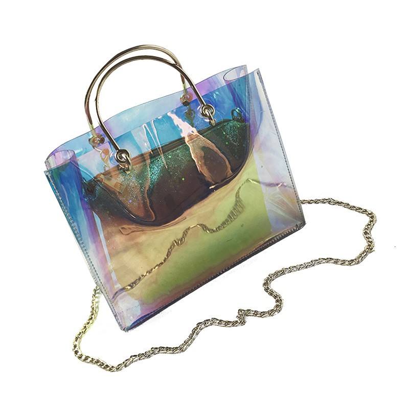 Eco Friendly Neon Colorful PVC Cosmetic Makeup Toiletry Skin Kits Pouch Waterproof Clear Vinyl Gift Bag