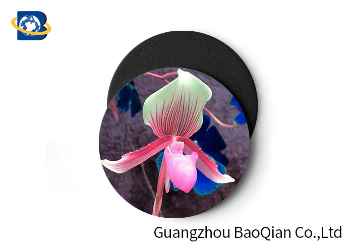 Stunning Flower Personalised Round Coasters , Print Your Own Coasters 3D Lenticular Picture