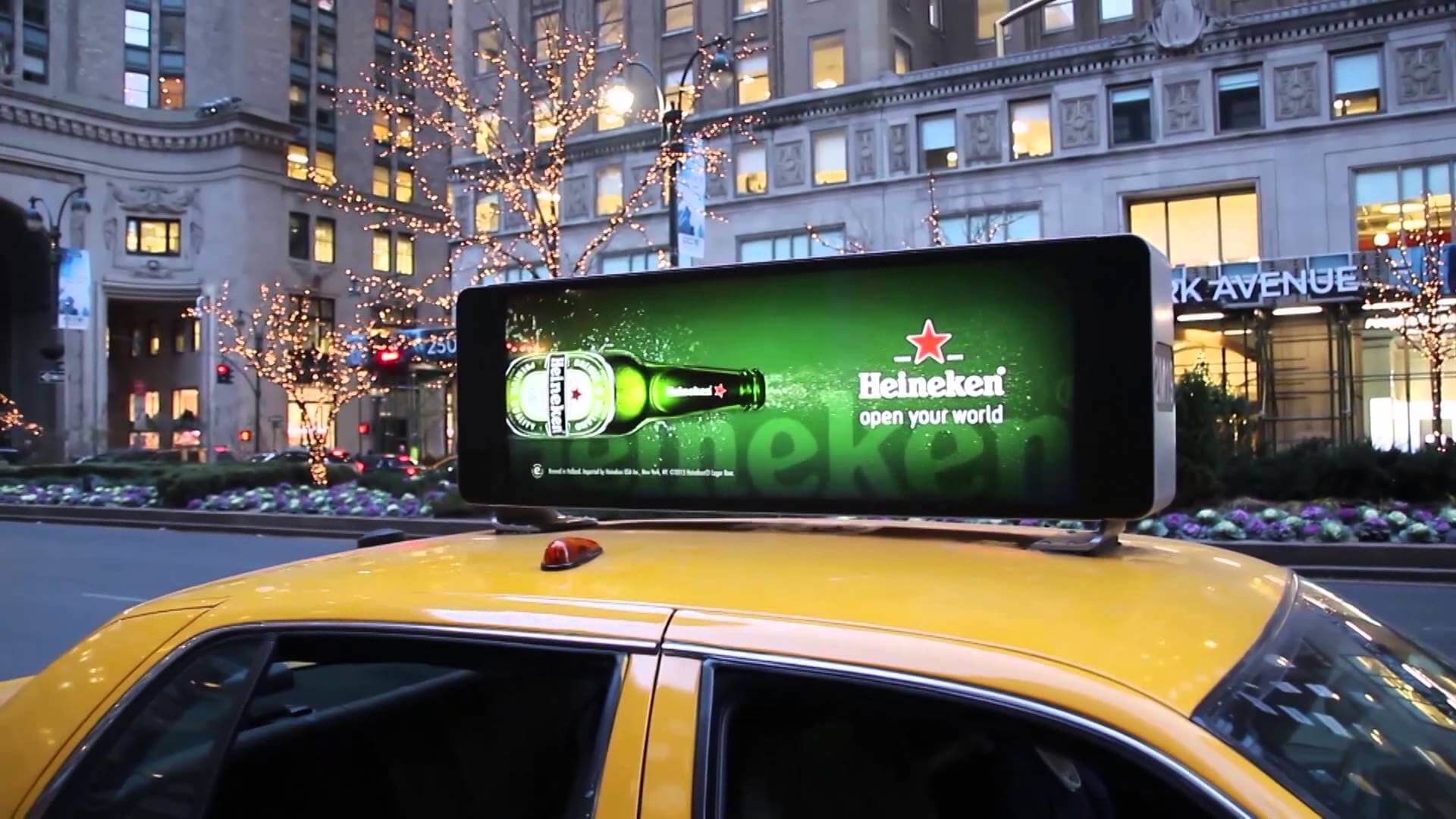 150W P2.5 Taxi LED Advertising Sign 960x320mm 4G WiFi Control