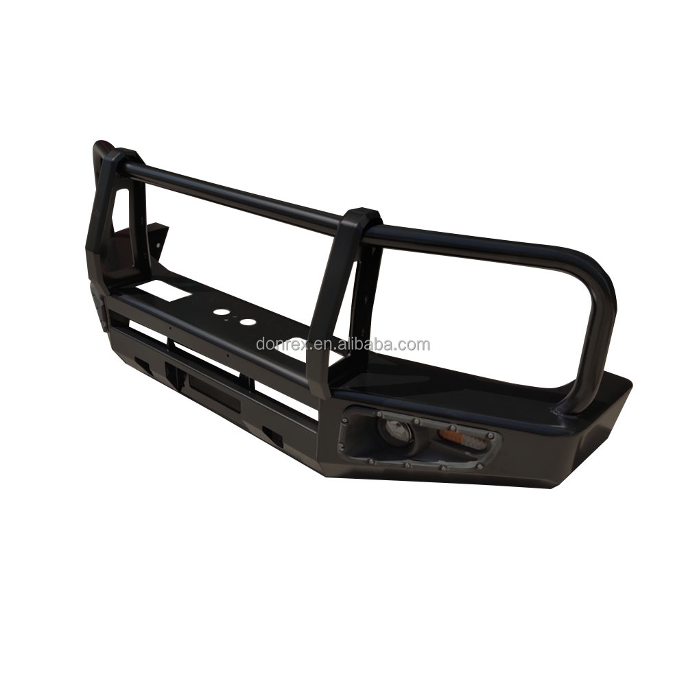 LC79 Black Powder Coat Finish Off Road Car Accessories Body Kit Parts Front Rear Bumper