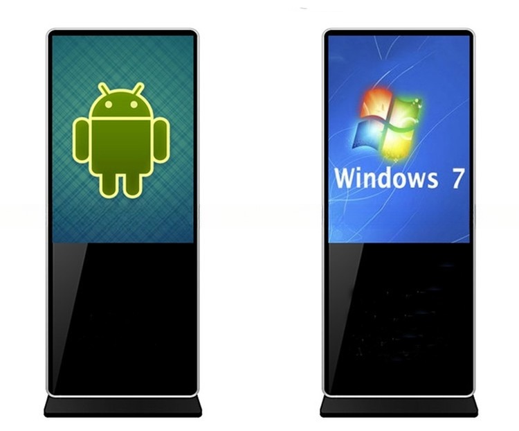 450cd/M2 Digital Kiosk Floor Standing LCD Advertising Display 3840*2160