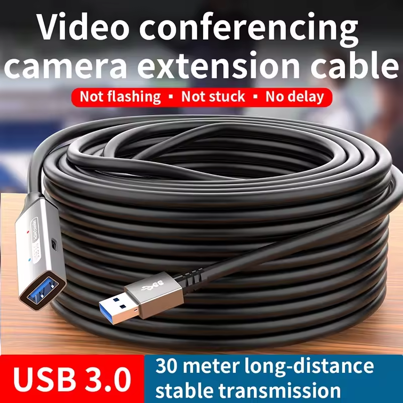 USB 3.0 Hub Extension Type A Male To Female Data Cord With USB C Hub Power Extra Long