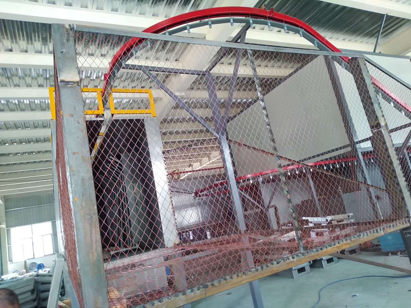 Versatile Automatic Powder Coating Line Low Maintenance Automatic Powder Coating Machine