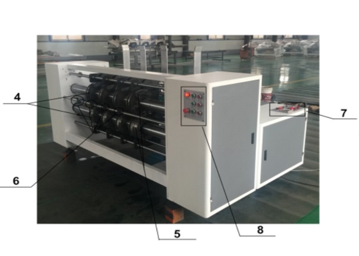 Low Noise Automatic Slotting Machine For Various Size Paperboard Box