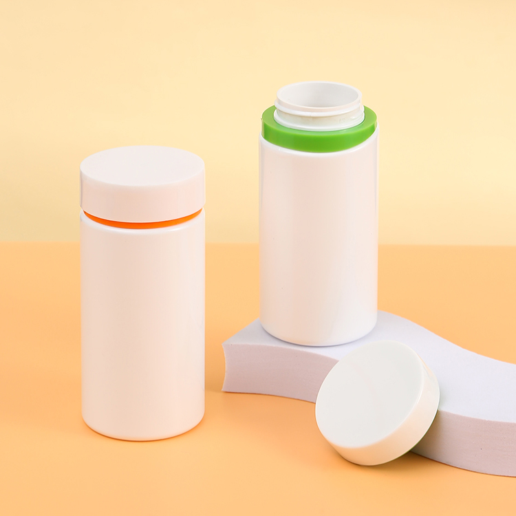Vitamin Medical Empty Pill Bottle 100 150 200 250 300ml Pet Plastic Packaging