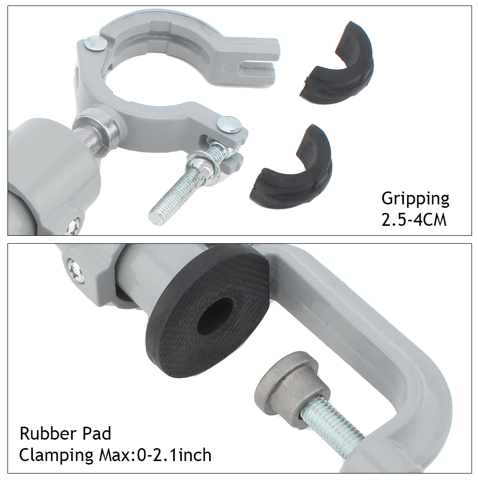 Aluminum Alloy Bench Grinder Stand With Universal Clamp Vises