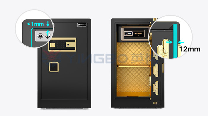 Biometric Fingerprint Lock Smart Home Safe Box H27.5IN YB/RS-70