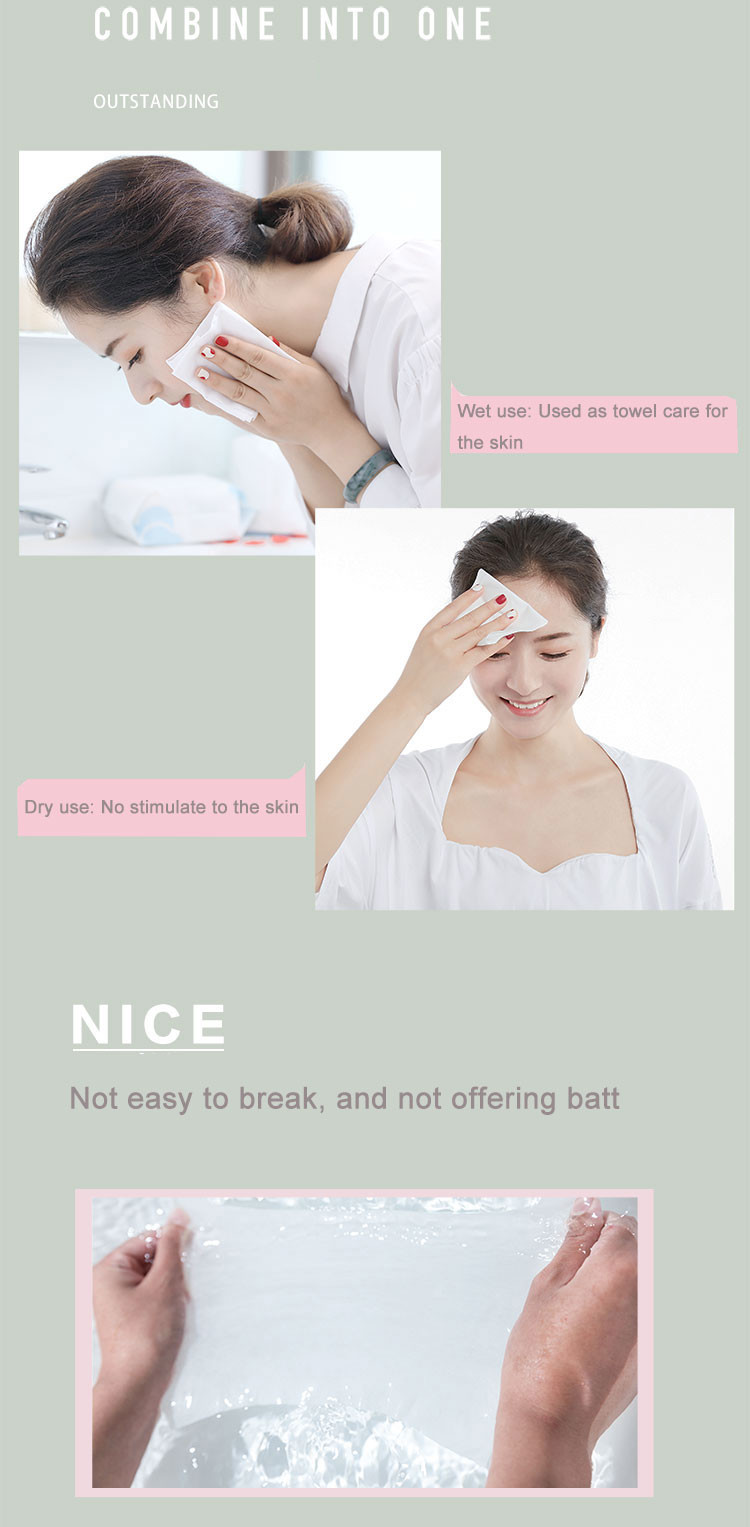 Dry Use Baby Cleaning Wipes Spunlace Material Multi Use For Hands And Face