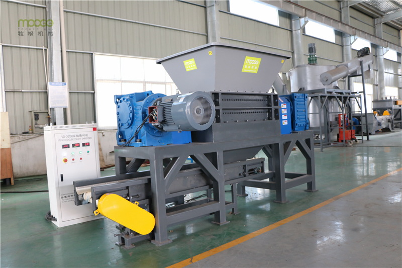 Timber Foam Plastic Recycling Shredder Machine PVC Plastic Bumper Shredder