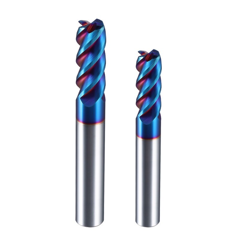 Tungsten Steel Milling Cutter 1mm - 20mm For Heat Treated Steel Processing