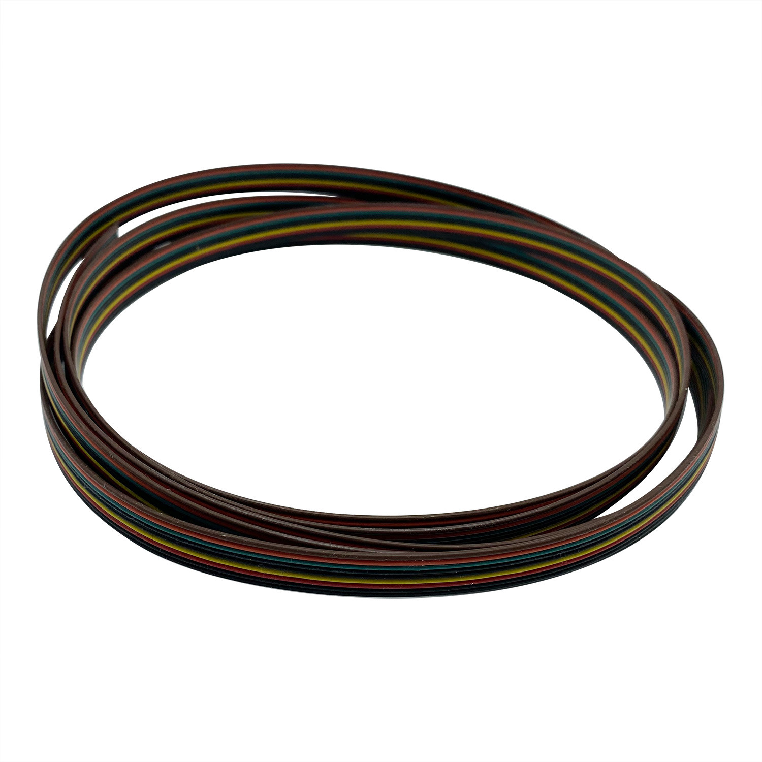 Electrical Multi Color Flat Wire Cables , Multiple Core PVC 26 Awg Ribbon Cable