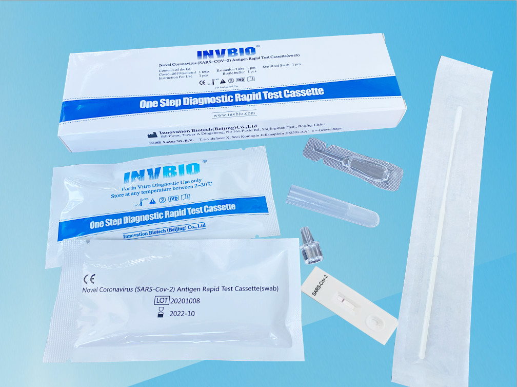 High Accuracy Free Covid 19 Test Kits Bulk 5pcs/Box