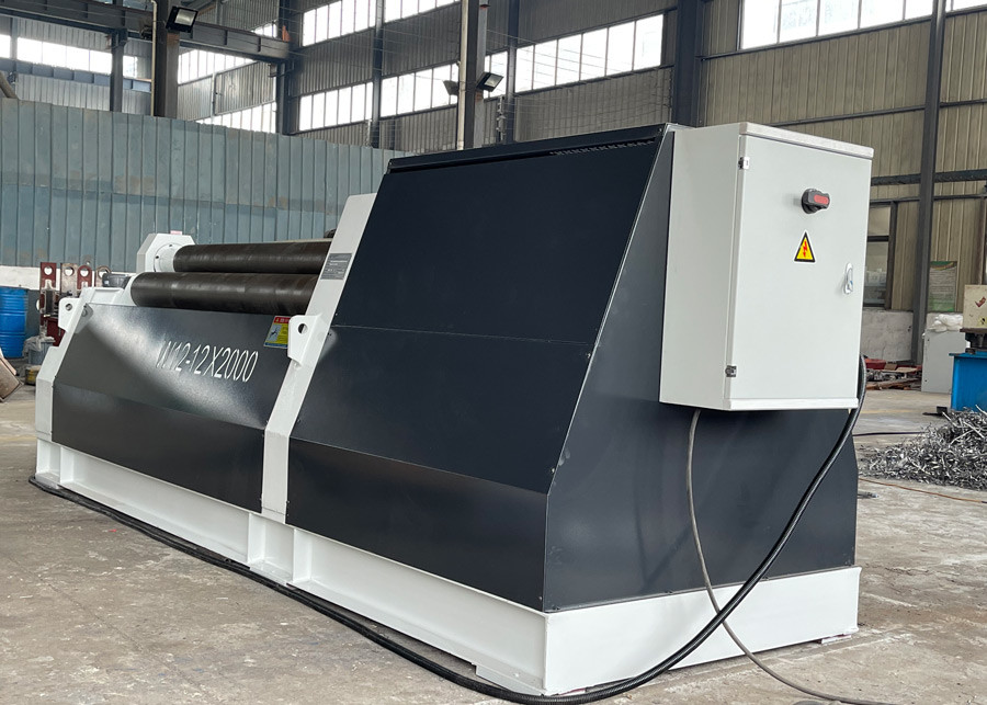 CNC Hydraulic 4 Roller Bending Machine With Removable Side Rollers PLC Control 11Kw