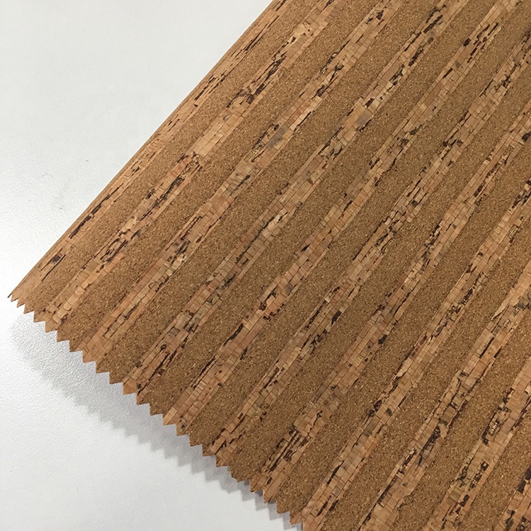 Home Textile Cork Leather Fabric Anti Scratch Soft Touching Commom Background Cloth