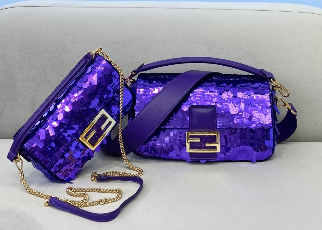 Bead Piece Decoration Bling Bag Unque Shine Cross-Body Bag Baguette Bag