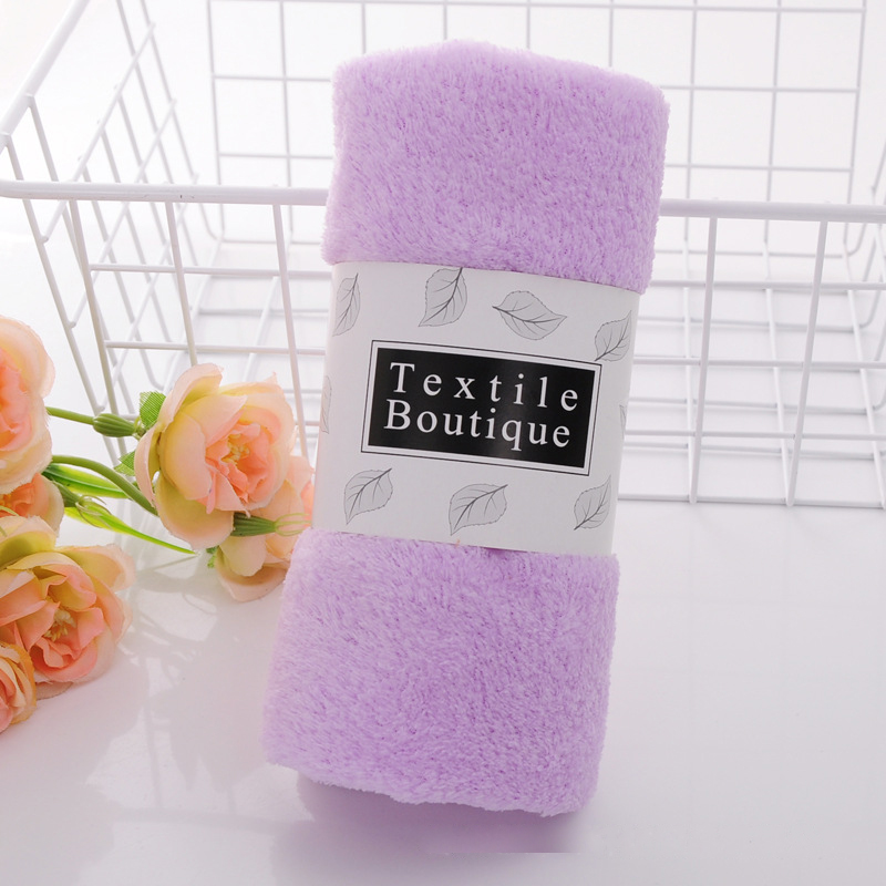 All Age Groups Can Enjoy Our QUICK-DRY Coral Fleece Towel for Soft Cleaning and Bathing