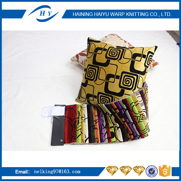 New fashion polyester flocked taffeta fabric,plush velboa fabric for garment