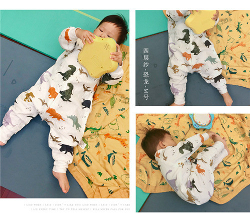 Luxury Ultra Soft Lightweight Toddler Sleep Sack Muslin Swaddle Blankets Animal Pattern