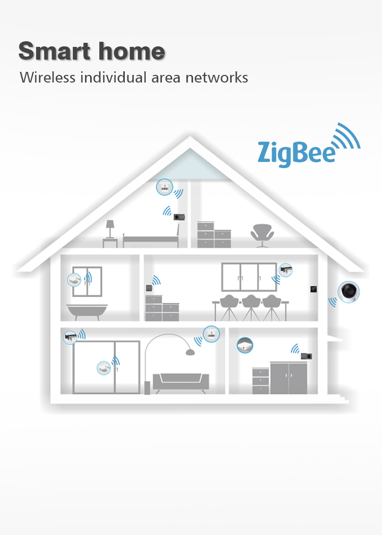 4 Gang Zigbee Smart Wall Switch Wireless Remote Phone Control