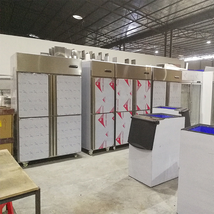 2000mm 550W Commercial Stainless Steel Refrigerator Freezer