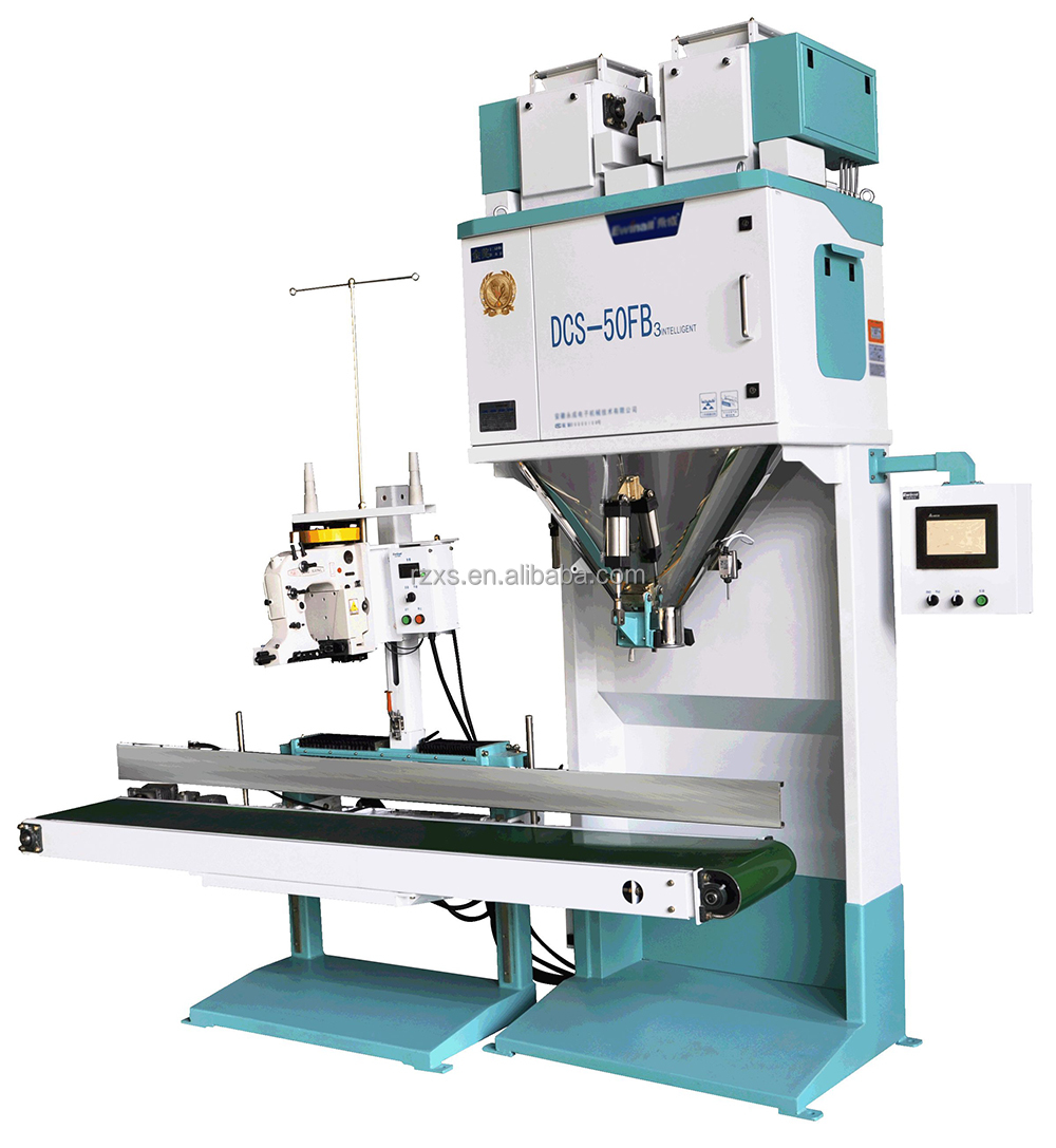 Rice Mill STR DCS-100 Semi-Automatic Grain Packing Machine for Local Service Location
